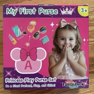 Amazon Princess Play Purse Set with letter C - New in Box